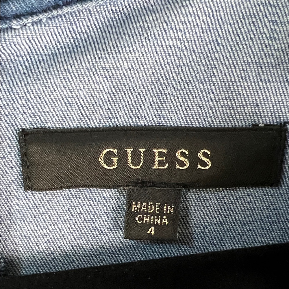 GUESS SHALAY DENIM DRESS - Picture 6 of 13